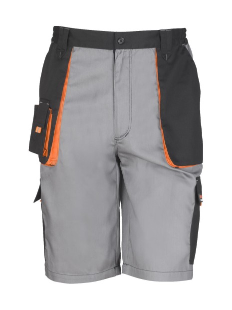 RESULT Short Lite grey/black/orange personnalisable