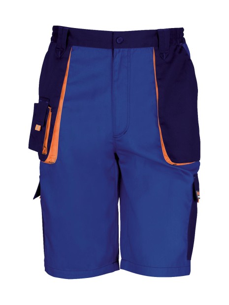 RESULT Short Lite royal/navy/orange personnalisable