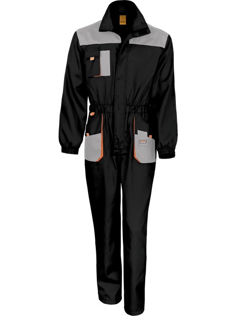 RESULT Combinaison Lite black/grey/orange personnalisable