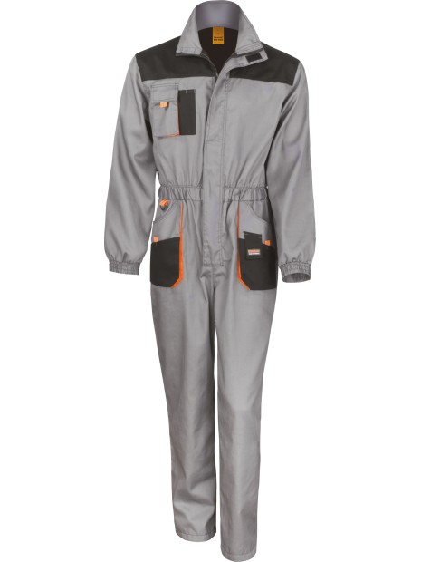 RESULT Combinaison Lite Grey / Black / Orange personnalisable