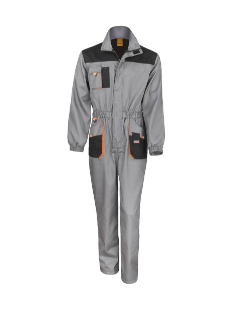 RESULT Combinaison Lite grey/black/orange personnalisable