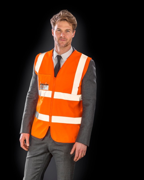 RESULT Core Zip ID Safety Tabard Warnweste personalisierbar