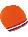 RESULT Bonnet "Supporter" Orange / Red / White / Blue personnalisable