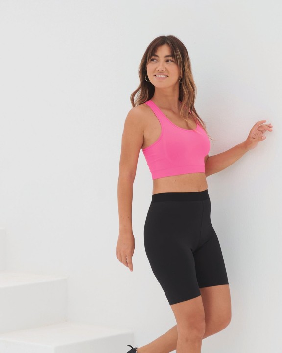 SKINNIFIT Women's Workout Cropped Top T-Shirt personalisierbar