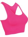 SKINNIFIT Brassière sport rose neon personnalisable