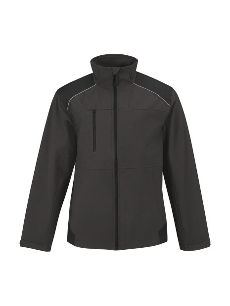 B&C Veste Softshell Shield Pro dark grey personnalisable