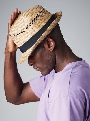 STRAW SUMMER TRILBY