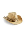BEECHFIELD STRAW COWBOY HAT naturel personnalisable