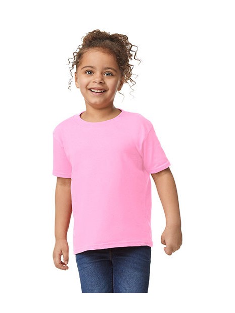 GILDAN Heavy Cotton Toddler T-Shirt rose clair personnalisable