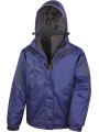RESULT Parka 3en1 intérieur Softshell bleu marine personnalisable