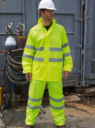 Hi-Vis Waterproof Suit