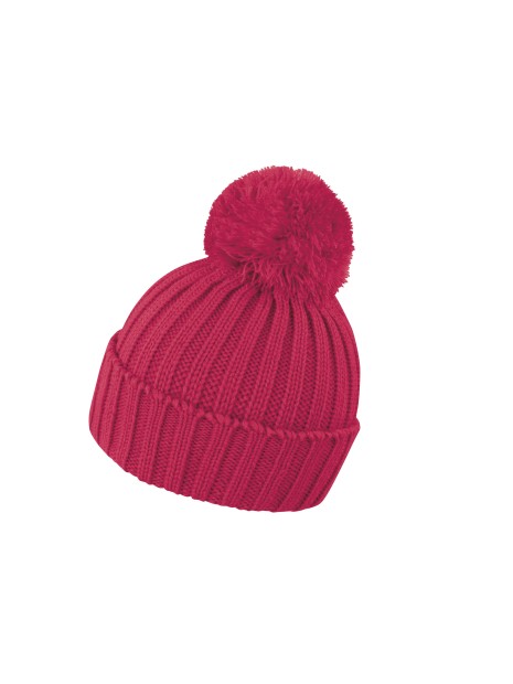 RESULT HDI QUEST KNITTED HAT raspberry personnalisable