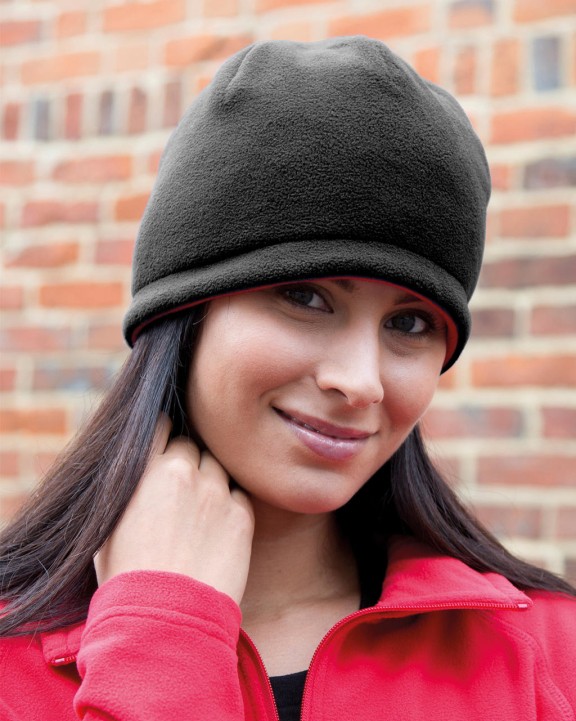 RESULT Reversible Fleece Skull Hat Mütze, Schal & Handschuh personalisierbar