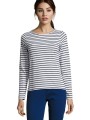 T-Shirts à personnaliser SOL'S Marine Women blanc/bleu marine