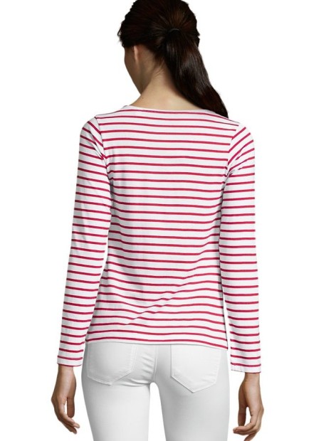 T-Shirts à personnaliser SOL'S Marine Women blanc/rouge