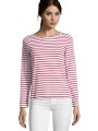 T-Shirts à personnaliser SOL'S Marine Women blanc/rouge