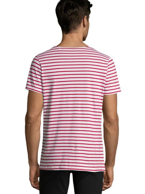 T-Shirts à personnaliser SOL'S Miles Men blanc/rouge