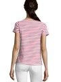 T-Shirts à personnaliser SOL'S Miles Women blanc/rouge