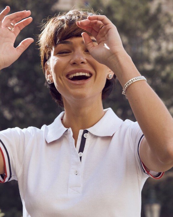 Polo personnalisable CLIQUE Newton Women