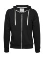 TEE JAYS URBAN ZIP HOODIE noir personnalisable