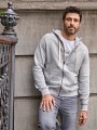 Sweat-shirts à personnaliser TEE JAYS URBAN ZIP HOODIE heather grey