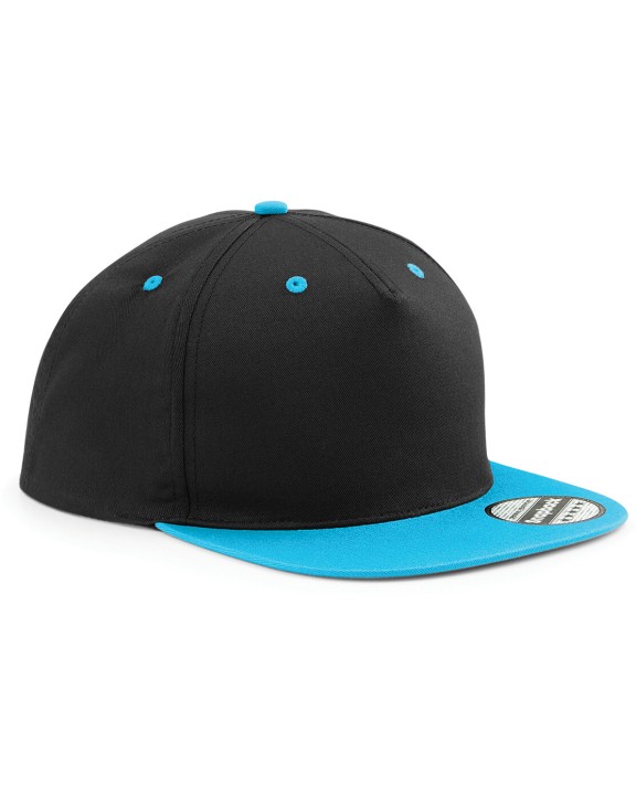 BEECHFIELD 5 Panel Contrast Snapback Kappe personalisierbar