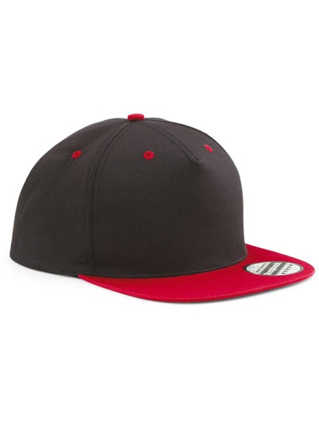 BEECHFIELD Casquette Snapback contrastée - 5 panneaux  personnalisable