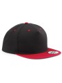 BEECHFIELD Casquette Snapback contrastée - 5 panneaux noir/rouge classique personnalisable