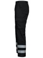 PROJOB 2517 PANTALON CORDURA + BANDES HV noir personnalisable