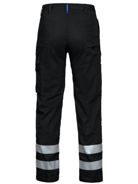 PROJOB 2517 PANTALON CORDURA + BANDES HV noir personnalisable