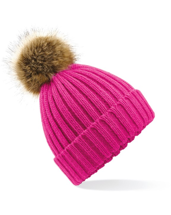 BEECHFIELD Pom pom beanie Mütze, Schal & Handschuh personalisierbar