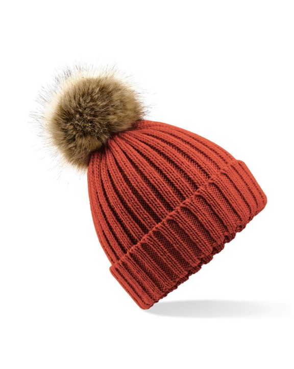 BEECHFIELD Pom pom beanie Mütze, Schal & Handschuh personalisierbar