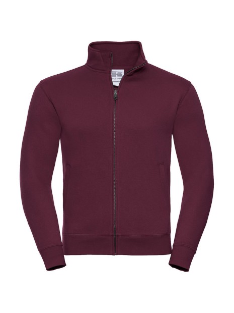 RUSSELL MEN´S AUTHENTIC SWEAT JACKET bordeaux personnalisable
