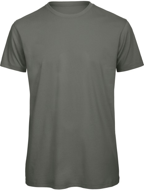 B&C T-shirt Organic Inspire col rond Homme millennial khaki personnalisable