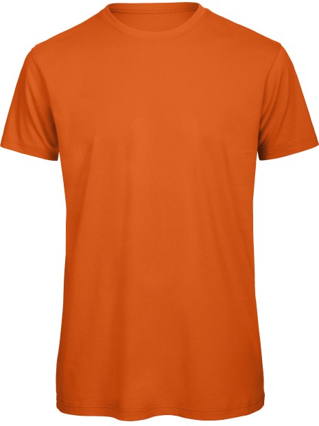 B&C T-shirt Organic Inspire col rond Homme orange urbain personnalisable