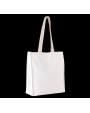 KIMOOD Shoppingtasche mit Seitenfalte Tote Bag personalisierbar