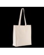KIMOOD Shoppingtasche mit Seitenfalte Tote Bag personalisierbar