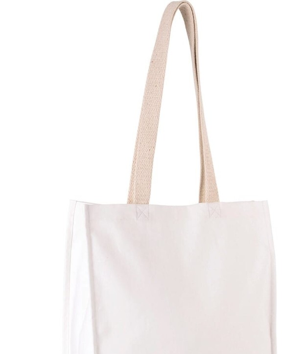 KIMOOD Shoppingtasche mit Seitenfalte Tote Bag personalisierbar