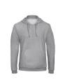 B&C Sweat-shirt capuche ID.203 heather grey personnalisable