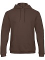 B&C Sweat-shirt capuche ID.203 brun personnalisable