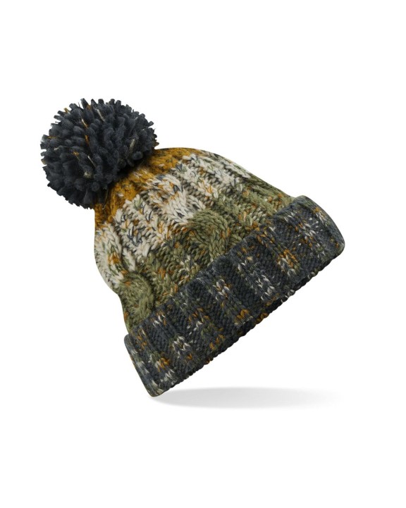 Bonnet, Écharpe & Gant personnalisable BEECHFIELD CORKSCREW POM POM BEANIE