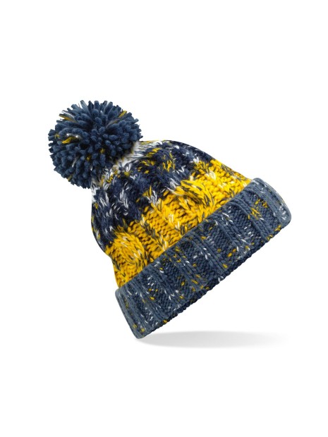 BEECHFIELD CORKSCREW POM POM BEANIE morning frost personnalisable