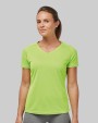 T-shirt PROACT Dames sport-t-shirt V-hals voor bedrukking &amp; borduring