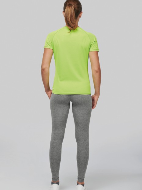 T-Shirts à personnaliser PROACT T-shirt de sport manches courtes col v femme 