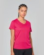 T-shirt PROACT Dames sport-t-shirt V-hals voor bedrukking &amp; borduring