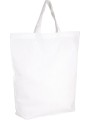 KIMOOD Sac shopping en coton blanc personnalisable