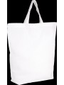 KIMOOD Sac shopping en coton blanc personnalisable