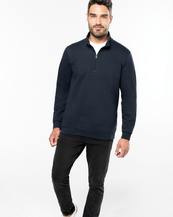 KARIBAN Sweatshirt 1/4-Reißverschluss Sweatshirt personalisierbar
