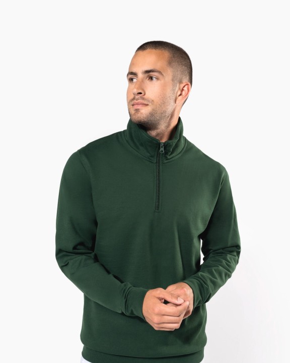KARIBAN Sweatshirt 1/4-Reißverschluss Sweatshirt personalisierbar
