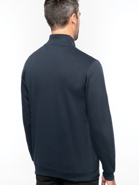 Sweat-shirts à personnaliser KARIBAN Sweat-shirt col zippé homme 